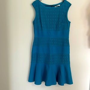 WHBM Turquoise Shift Dress Size 12